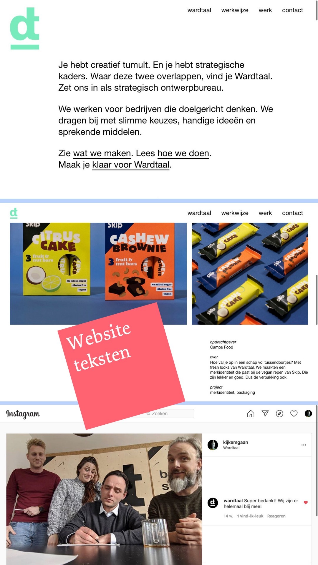 Wardtaal website