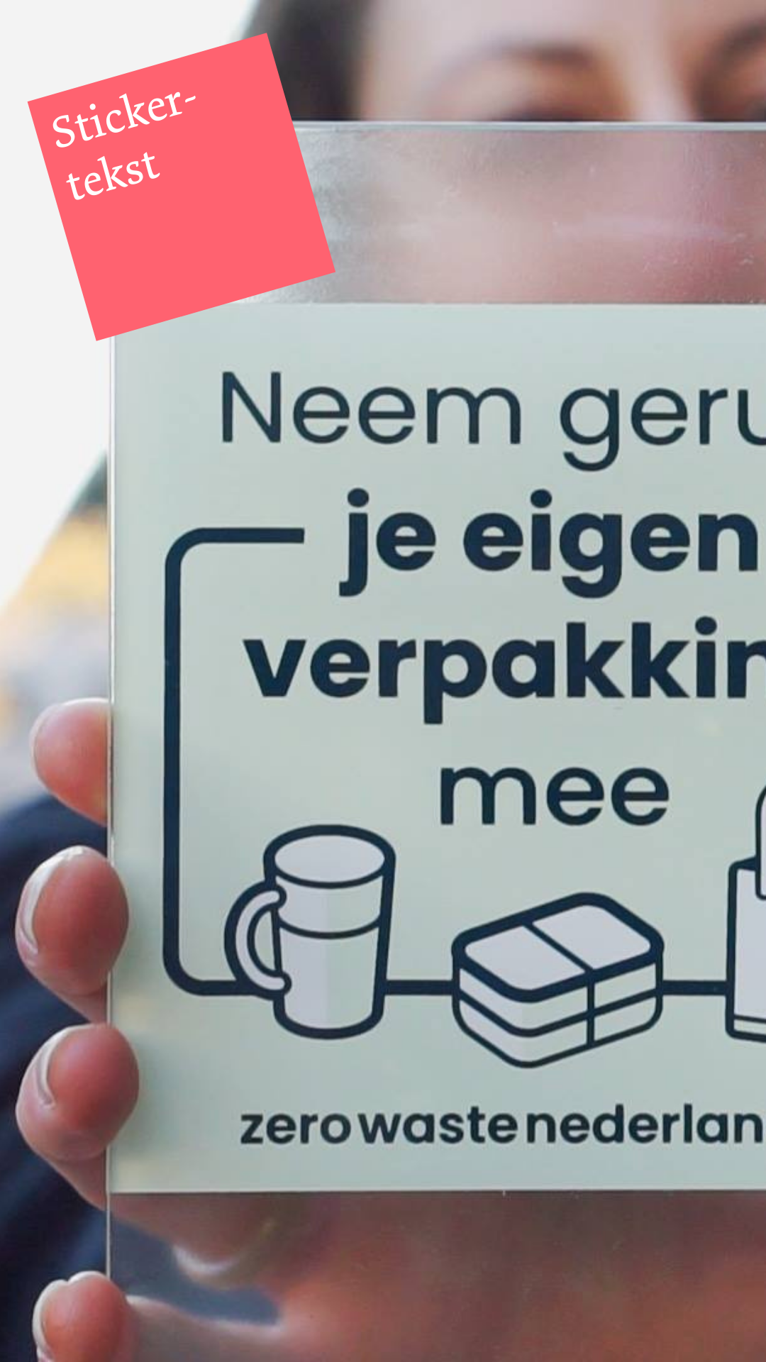 Zero Waste Nederland sticker